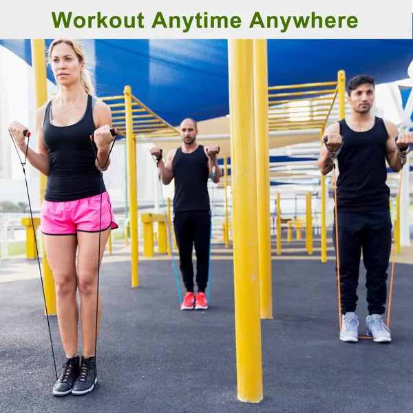11 Pcs Portable Resistance Bar Home Gym