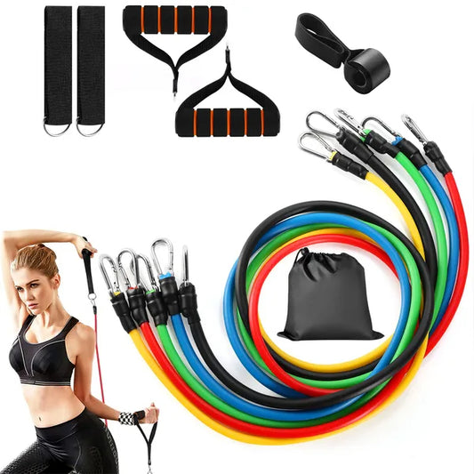 11 Pcs Portable Resistance Bar Home Gym